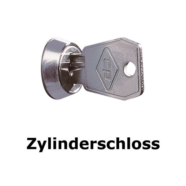 CP Schließfachschrank Classic, 2x4, Stahl, auf Sockel, 61 x 180 cm, Bei