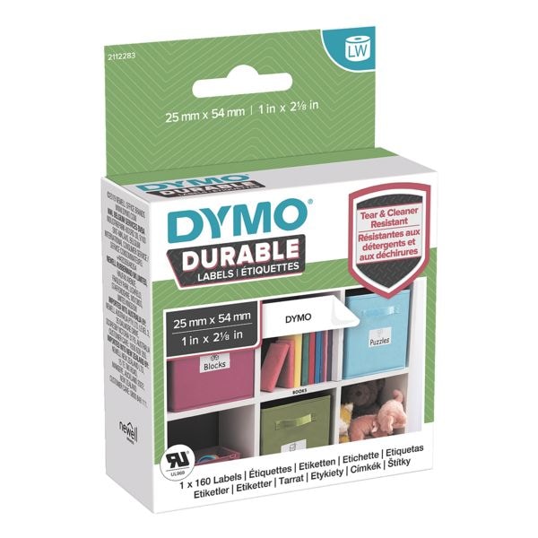 Dymo LabelWriter Kunststoff-Etiketten 2112283 25 x 54 mm