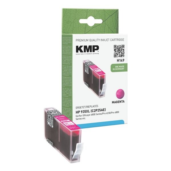 KMP Tintenpatrone ersetzt Hewlett Packard C2P25AE Nr. 935 XL magenta