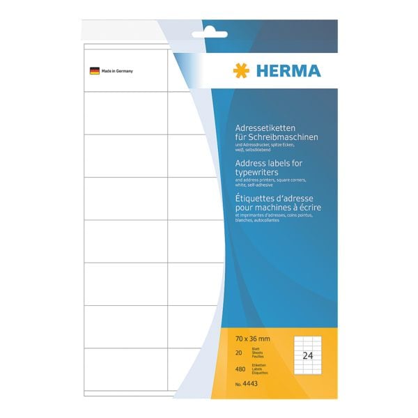 Herma 480er-Pack Adressetiketten 4443