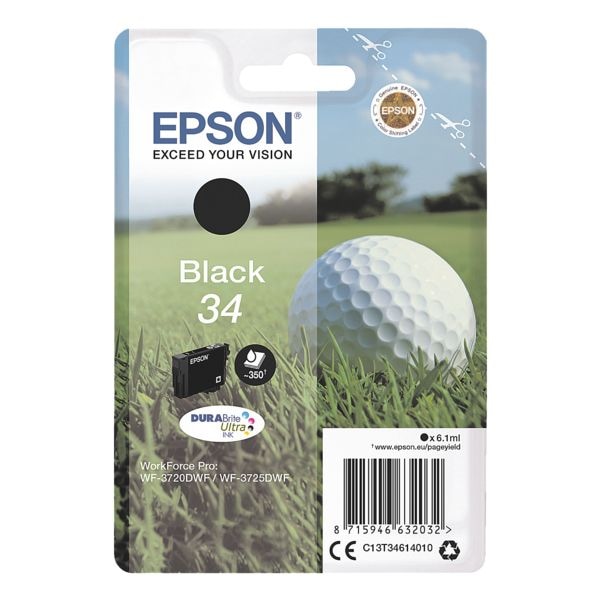 Epson Tintenpatrone 34 - schwarz