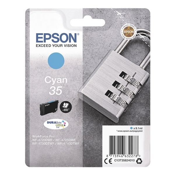 Epson Tintenpatrone »35« - cyan