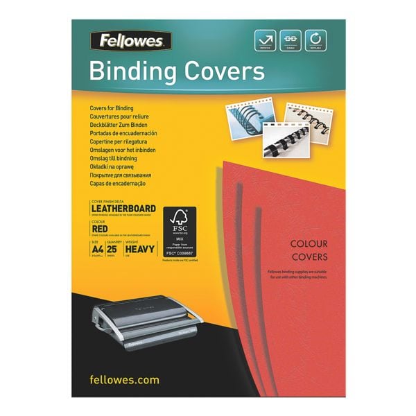 Fellowes Deckbltter zum Binden - 25 Stck
