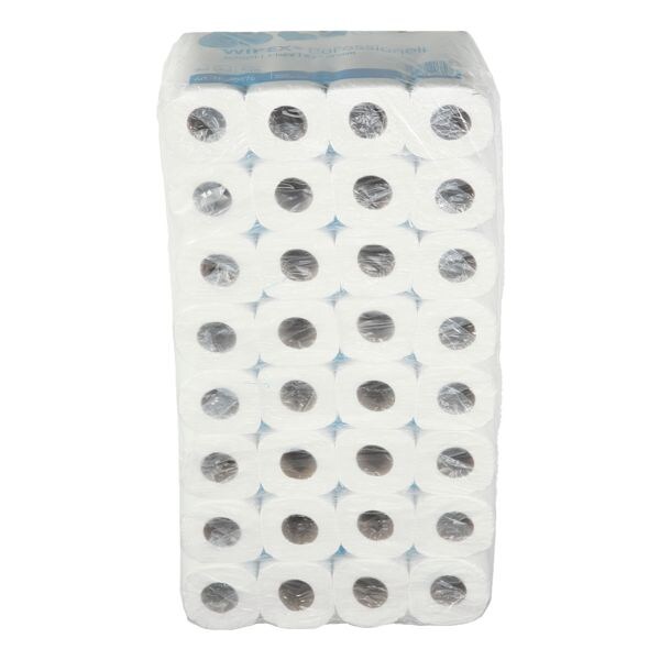 WIPEX Toilettenpapier PoFessionell 2-lagig, weiß - 64 Rollen (1 Pack à 64 Rollen)