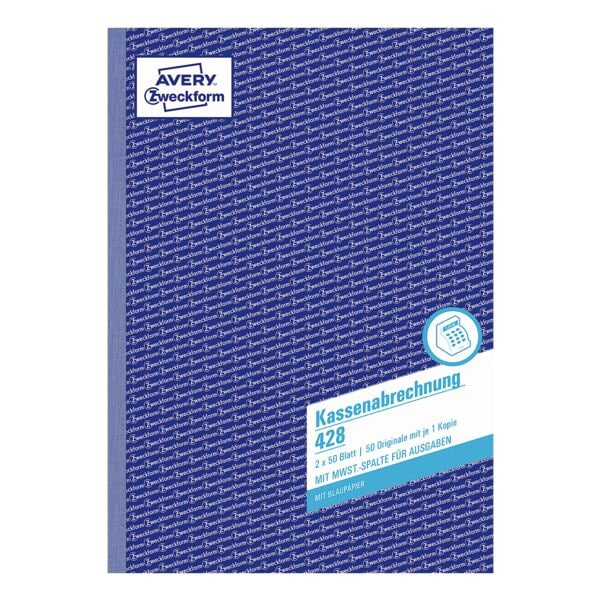 Avery Zweckform Formularbuch »Kassenabrechnung« (Ausgaben)