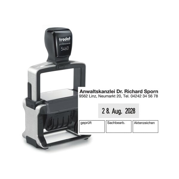 Trodat Datumsstempel mit Text »5460 Professional 4.0«