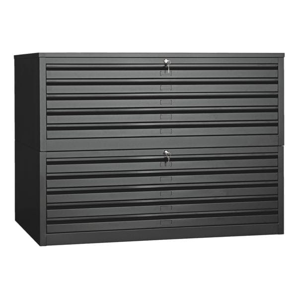 Gürkan Planschrank A1, einbahnig, 10 Schübe