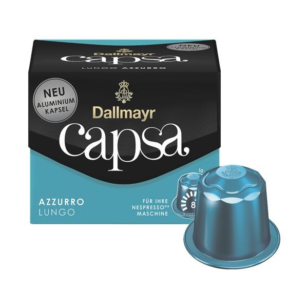 Dallmayr Kaffeekapseln capsa Lungo Azzurro fr Nespresso®