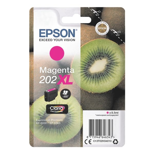 Epson Tintenpatrone Singlepack »202XL« magenta
