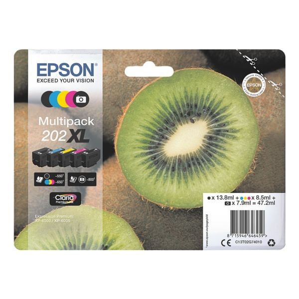 Epson Tintenpatrone Multipack »202XL« 5er-Set