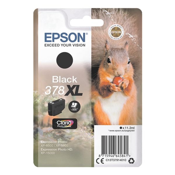 Epson Tintenpatrone Singlepack »378XL« schwarz Epson Tintenpatrone Singlepack »378XL« schwarz