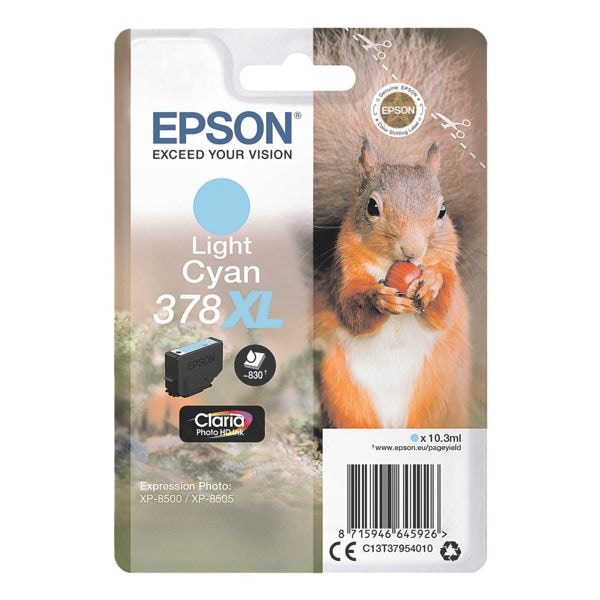 Epson Tintenpatrone Singlepack »378XL« cyan (hell) Epson Tintenpatrone Singlepack »378XL« cyan (hell)
