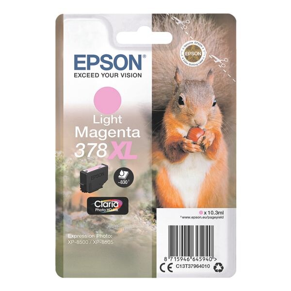 Epson Tintenpatrone Singlepack »378XL« magenta (hell)