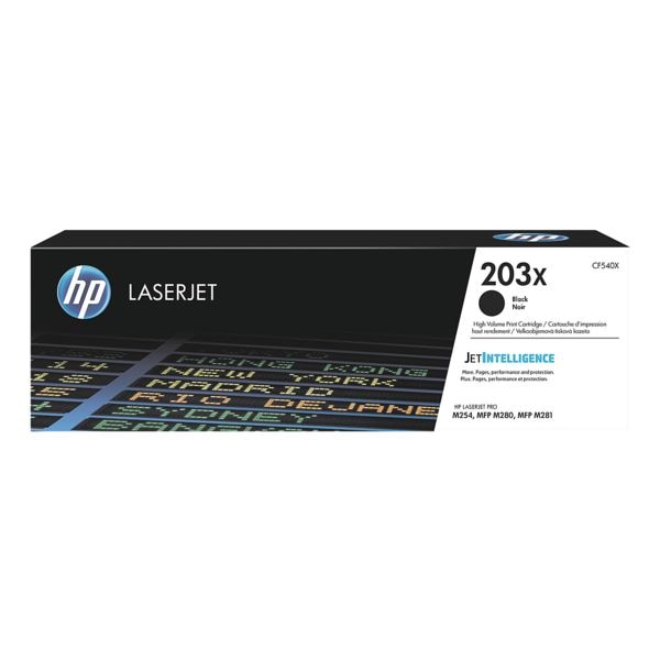 HP 203X CF540X schwarz Toner 3200 Seiten