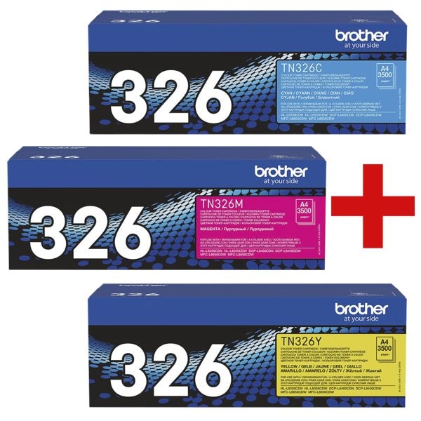 Brother Toner-Set »TN-326C/M/Y« Brother Toner-Set »TN-326C/M/Y«