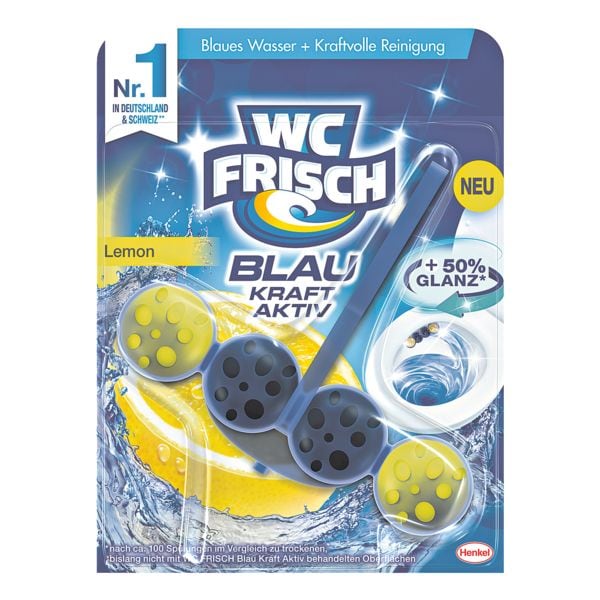 WC FRISCH WC-Reiniger »WC-Frisch Blau Kraft-Aktiv Lemon« WC FRISCH WC-Reiniger »WC-Frisch Blau Kraft-Aktiv Lemon«