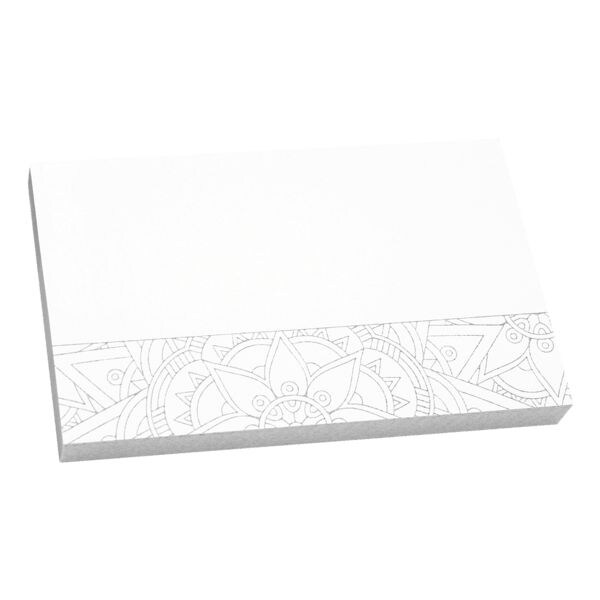 inFO Haftnotizblock Mandala 7,5 x 12,5 cm, 100 Blatt gesamt, weiß inFO Haftnotizblock Mandala 7,5 x 12,5 cm, 100 Blatt gesamt, weiß
