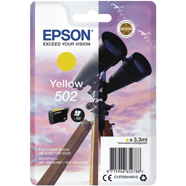 Epson Tintenpatrone »502« - gelb