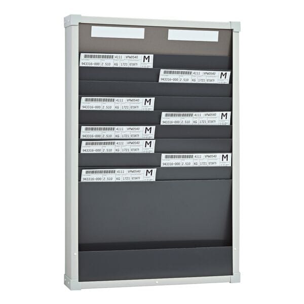 EICHNER Karten-Board fr DIN A4-Belege 49 x 75 cm (2x10 Fcher)