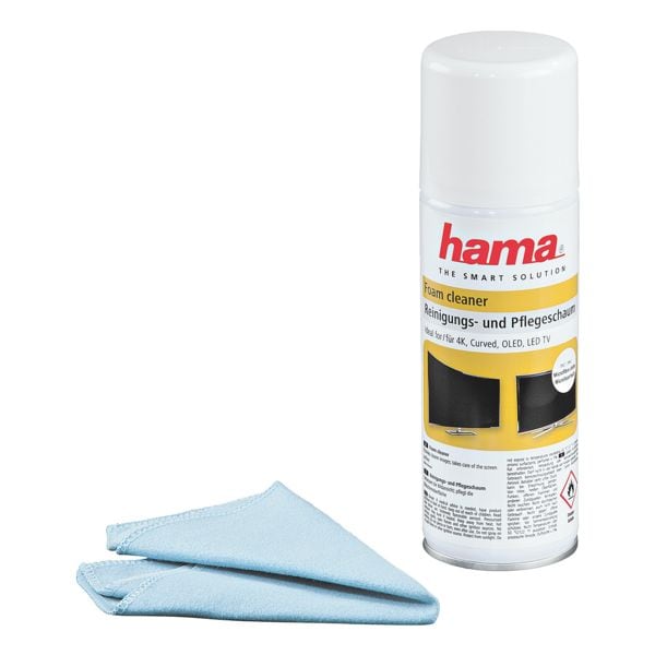 Hama Reinigungs- und Pflegeschaum mit Tuch