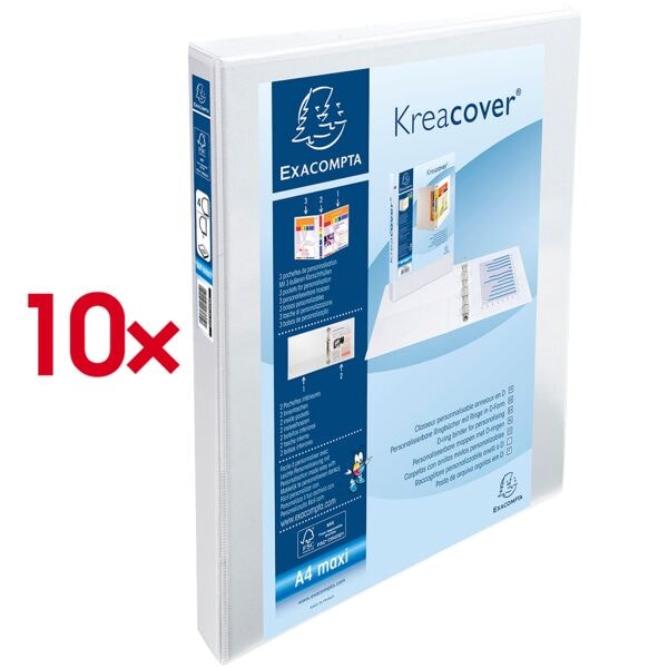 EXACOMPTA 10x Ringbuch �Kreacover� 15 mm-Ring-�