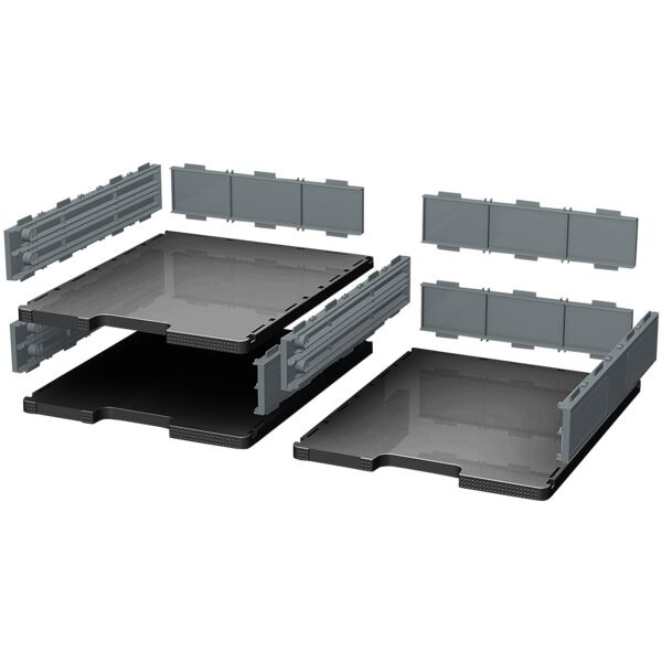 EXACOMPTA Ablagebox-Set »Modulodoc Ecoblack normal«