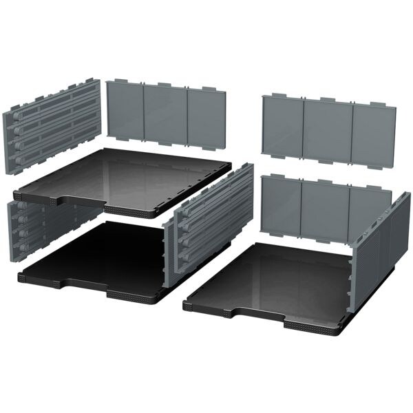 EXACOMPTA Ablagebox-Set Modulodoc Ecoblack jumbo