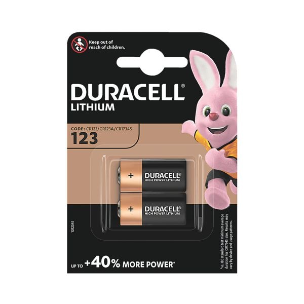 Duracell 2er-Pack Foto-Batterie »Photo Lithium Ultra« 123 / CR17345 Duracell 2er-Pack Foto-Batterie »Photo Lithium Ultra« 123 / CR17345