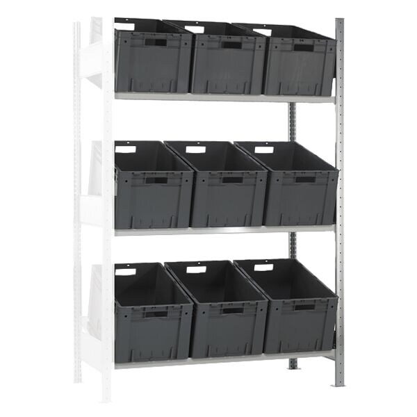 SCHULTE Lagertechnik Schr�gbodenanbauregal 100 cm breit