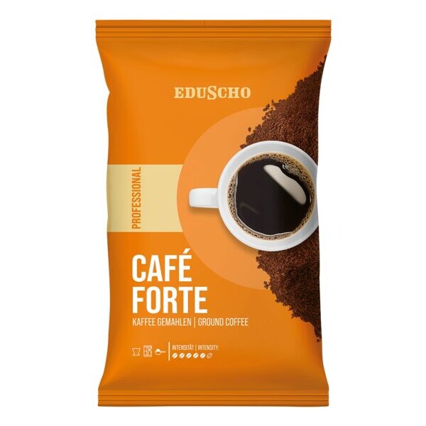 EDUSCHO Kaffee gemahlen Professionale forte 500g