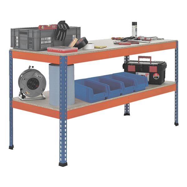 SCHULTE Lagertechnik Werkbank 18000-A4 153,6 x 77,3 cm