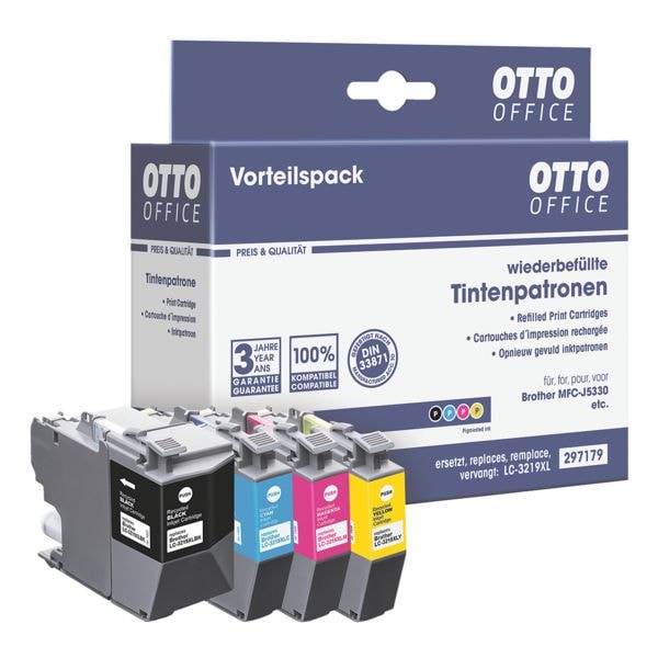 OTTO Office Tintenpatronen-Set ersetzt Brother LC-3219VALDR