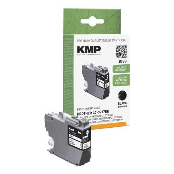 KMP Tintenpatrone ersetzt Brother »LC-3217BK«