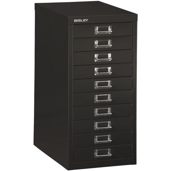 Bisley Schubladenschrank A4, einbahnig, 10 Schbe