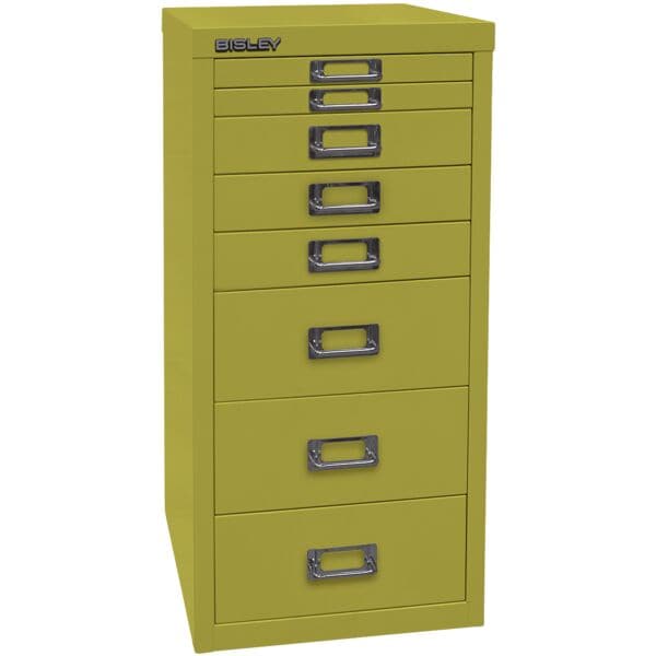 Bisley Schubladenschrank A4, einbahnig, 8 Schbe