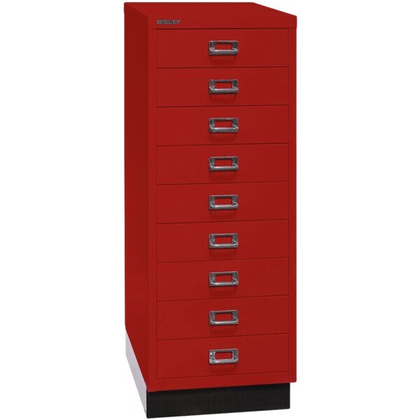 Bisley Schubladenschrank A3, einbahnig, 9 Schübe