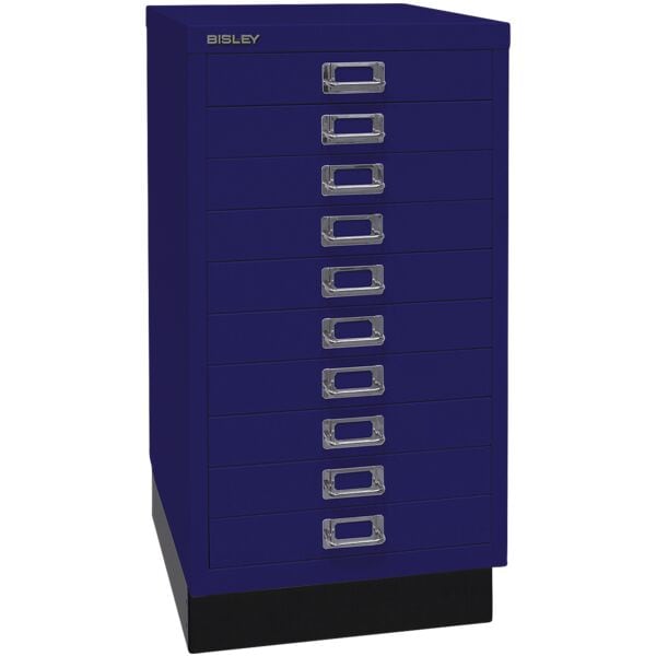 Bisley Schubladenschrank A3, einbahnig, 10 Schübe