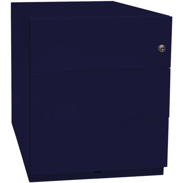 Bisley Stahl-Rollcontainer »Note« mit Universalschubladen, mit Griffleiste