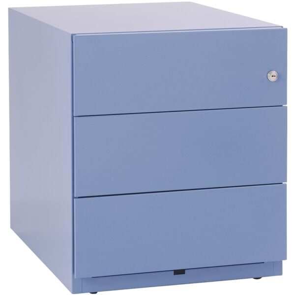 Bisley Stahl-Rollcontainer »Note« mit Universalschubladen, mit Griffleiste