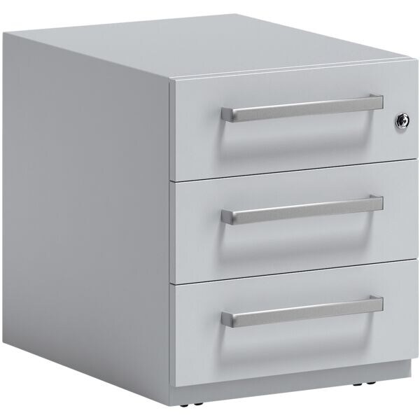 Bisley Stahl-Rollcontainer »Note« mit Universalschubladen, mit Griff