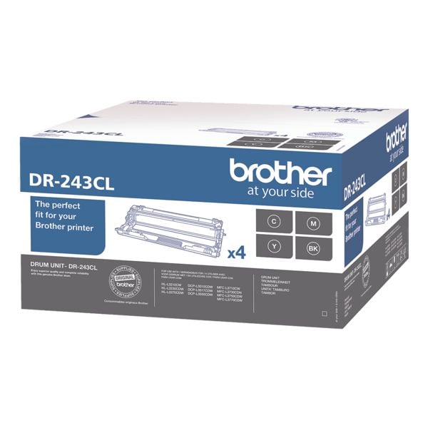 Brother 4er-Set Trommel (ohne Toner) DR-243CL