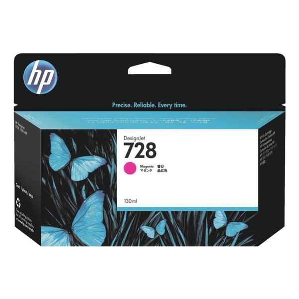 HP Tintenpatrone »F9J66A« HP 728 magenta 130 ml