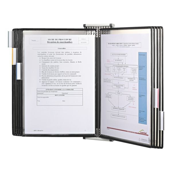 Tarifold Wandsichttafelsystem A4 antibakteriell mit 10 Sichttafeln Tarifold Wandsichttafelsystem A4 antibakteriell mit 10 Sichttafeln