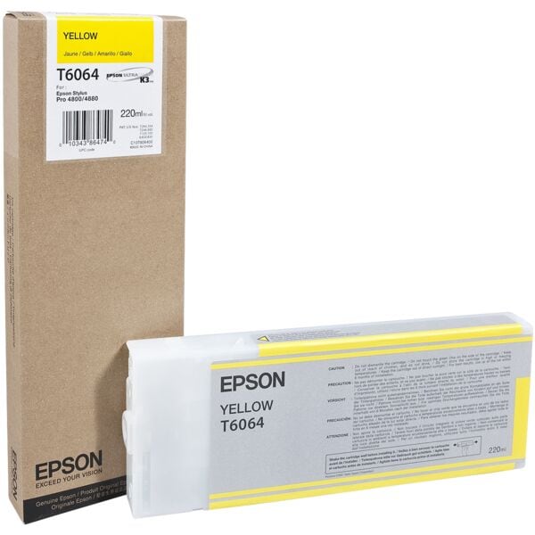 Epson Tintenpatrone »T6064«