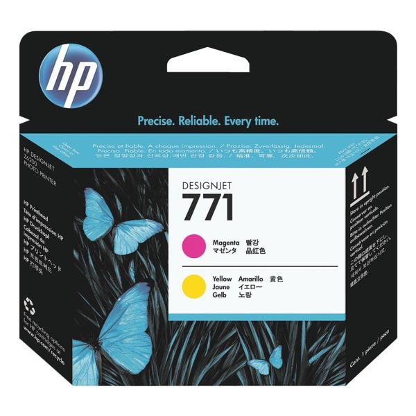 HP Druckkopf HP 771, 2-farbig (magenta, gelb) - CE018A