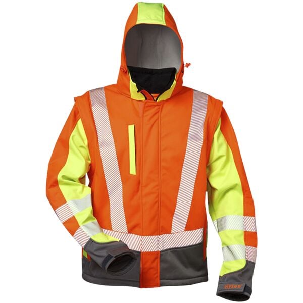 elysee Warnschutz-Softshell-Jacke 3in1 ATANAS Gre XL