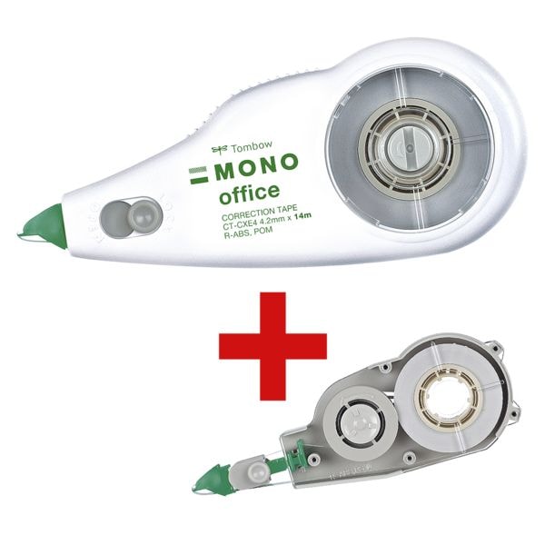 Tombow Nachfüllbarer Korrekturroller MONO office CT-CXE4, 4,2 mm / 14 m inkl. Nachfüllkassette »MONO office CT-CRE4« Tombow Nachfüllbarer Korrekturroller MONO office CT-CXE4, 4,2 mm / 14 m inkl. Nachfüllkassette »MONO office CT-CRE4«