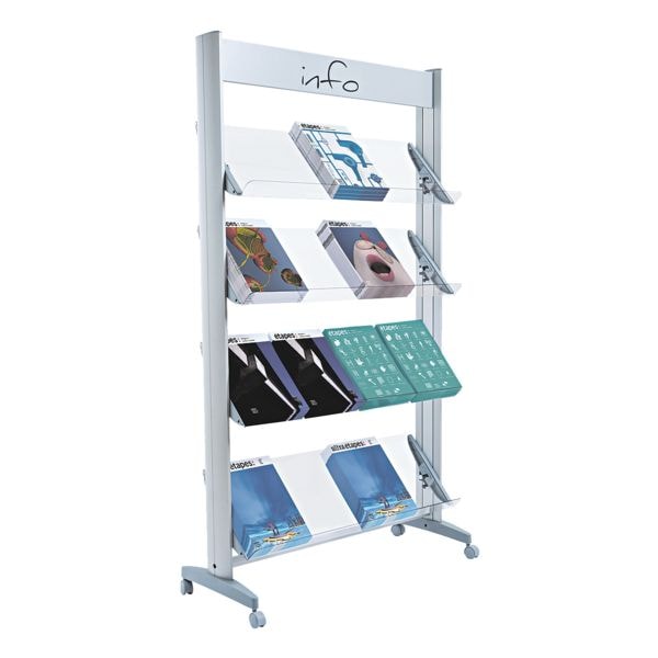 Paperflow Plexiglas-Prospektständer 16x A4 Paperflow Plexiglas-Prospektständer 16x A4