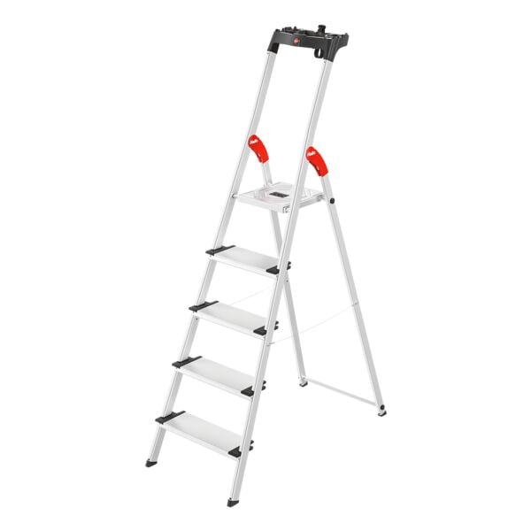 Hailo Alu-Stehleiter L80 ComfortLine 5 Stufen