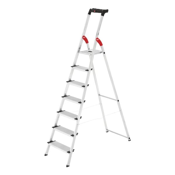 Hailo Alu-Stehleiter L80 ComfortLine 7 Stufen